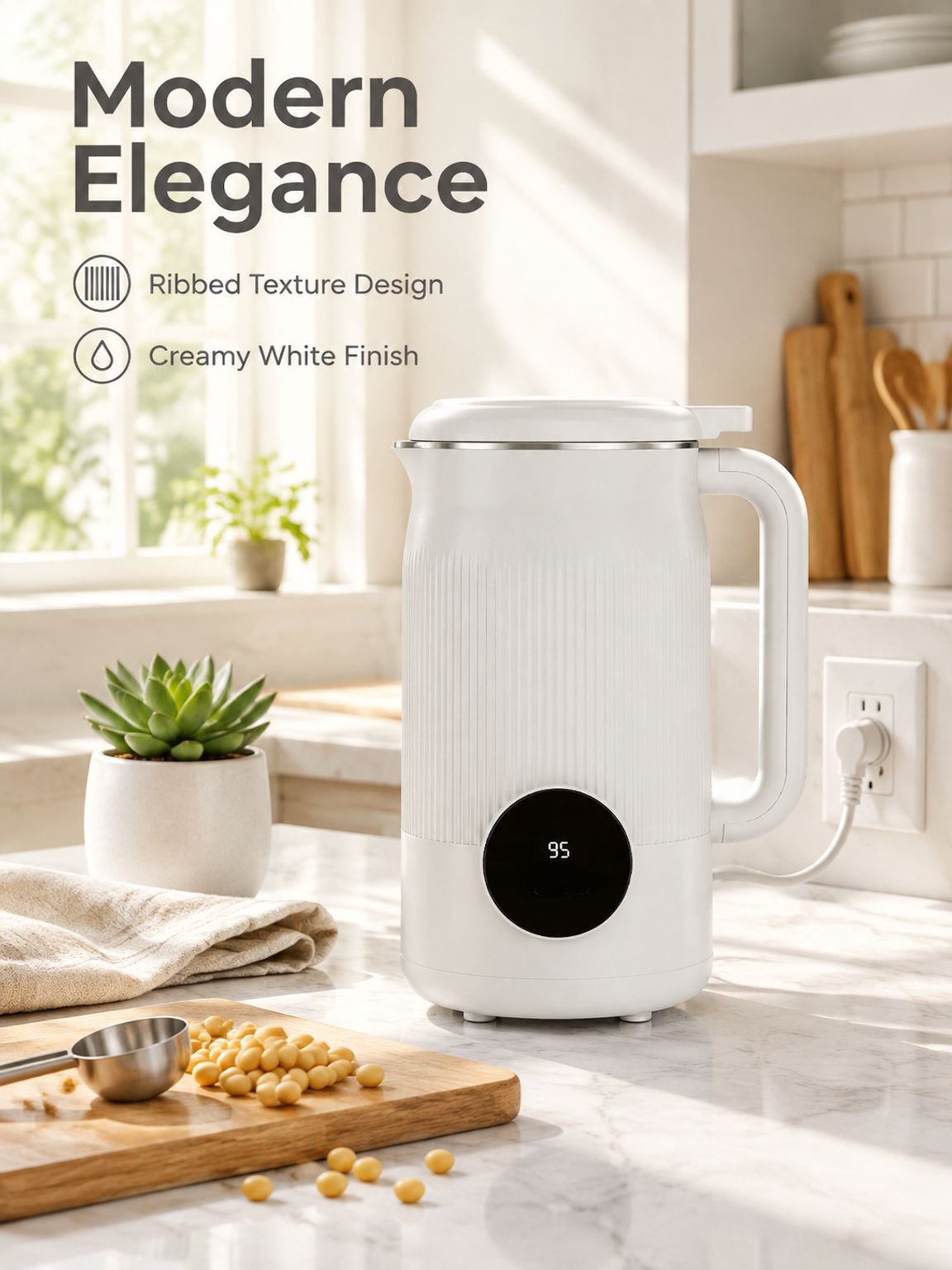 Silent No-Filter Micron Soymilk Blender