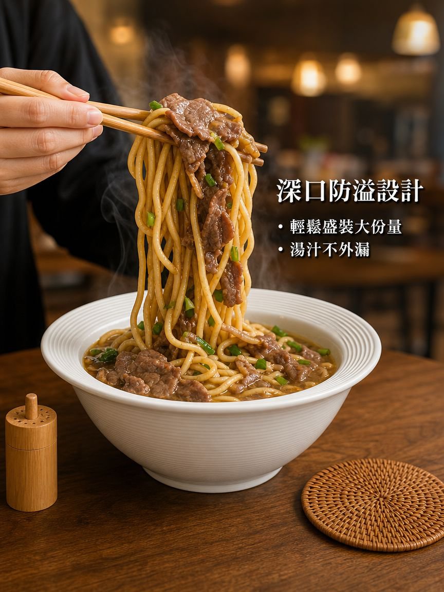 大容量深口陶瓷碗
