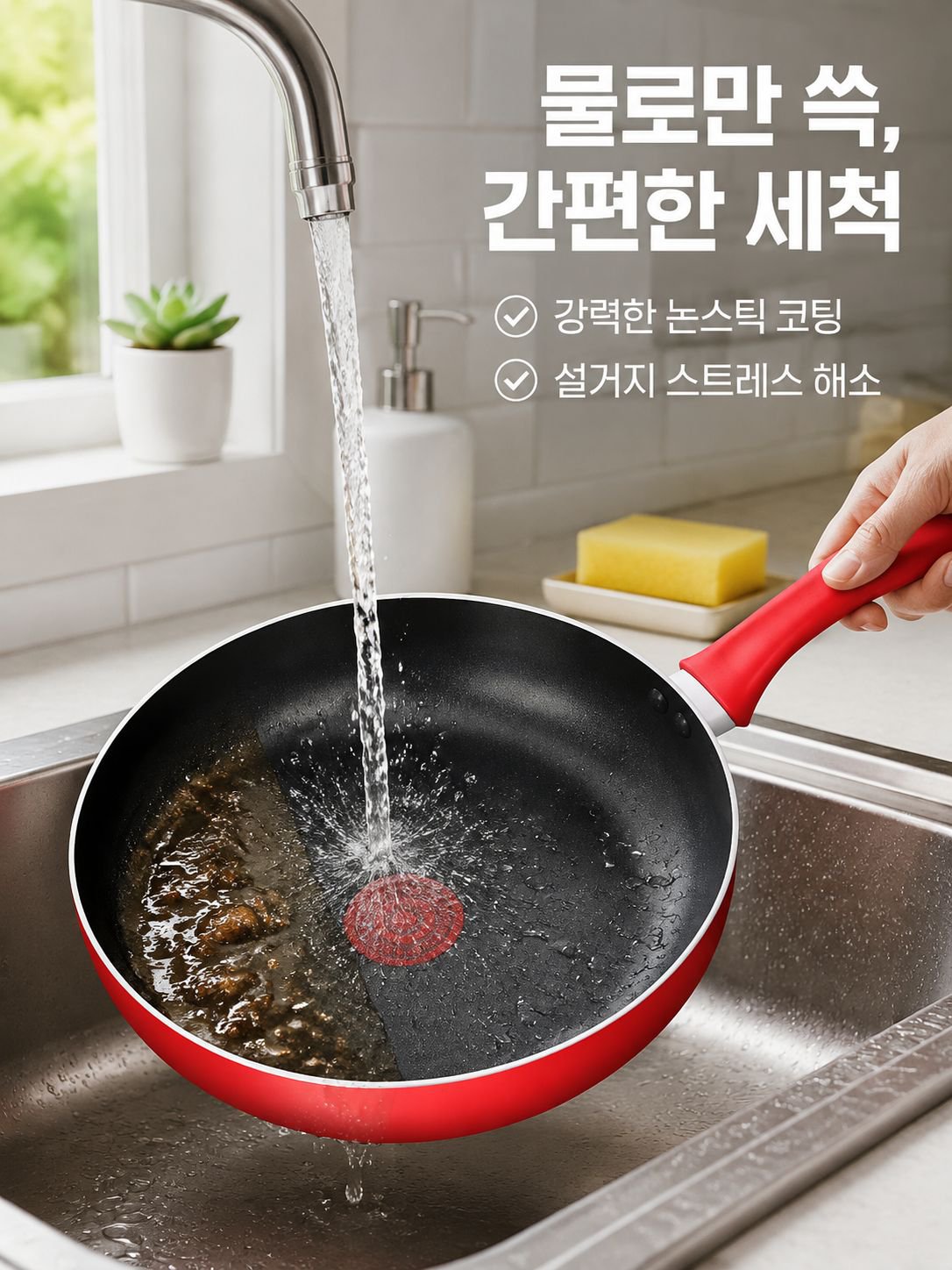 SUPOR 프라이팬에 달걀 요리하는 모습