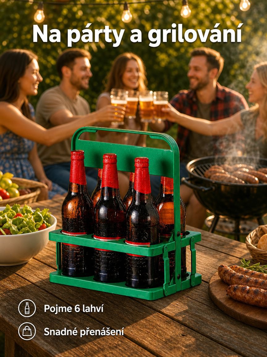 Skládací nosič na pivo