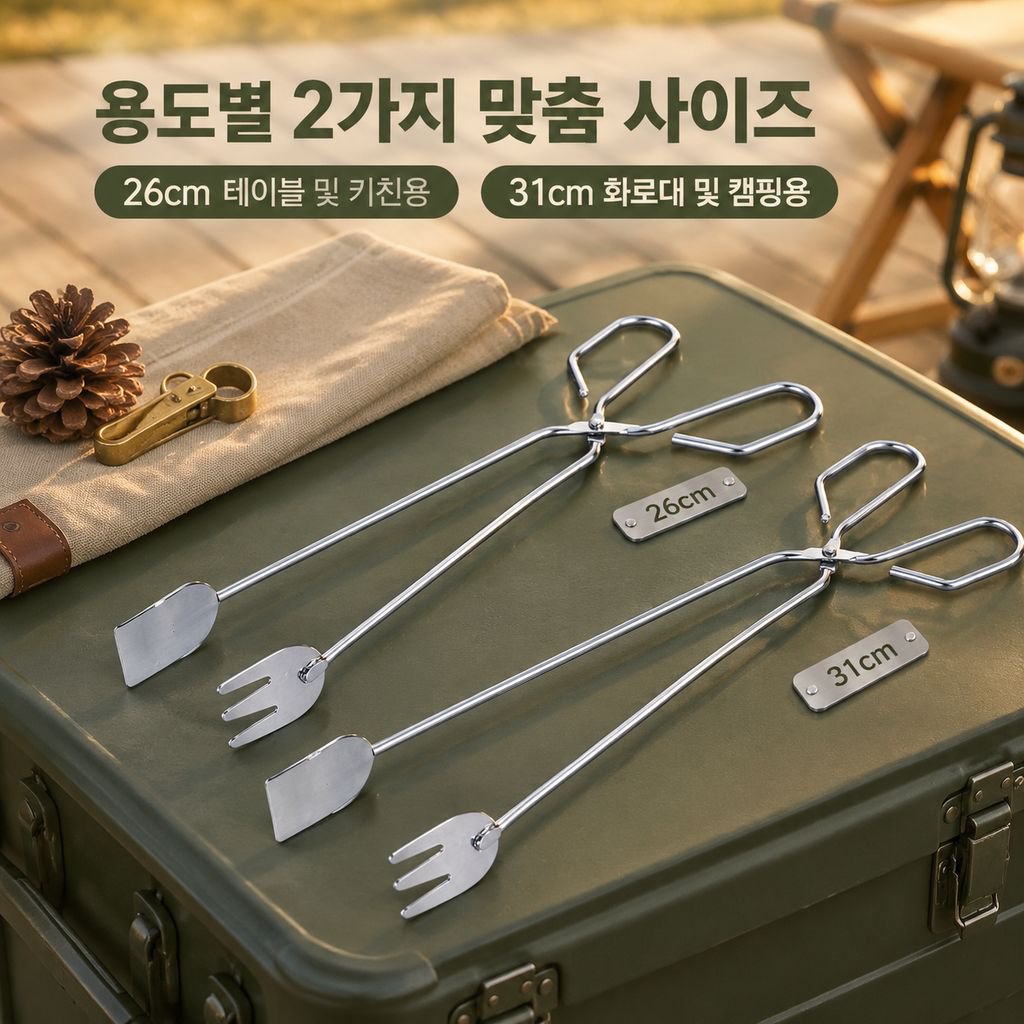 캠핑 바베큐 숯집게 연탄집게 숯가위 숯불 전용 집게 도구