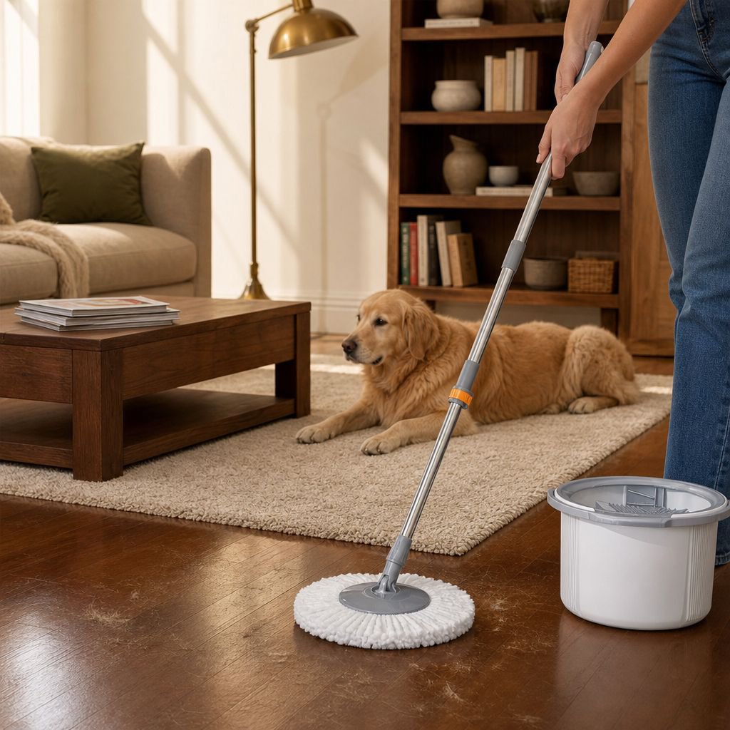 360° Rotating Multi-Functional Mop, Wet and Dry Household Cleaning Tool