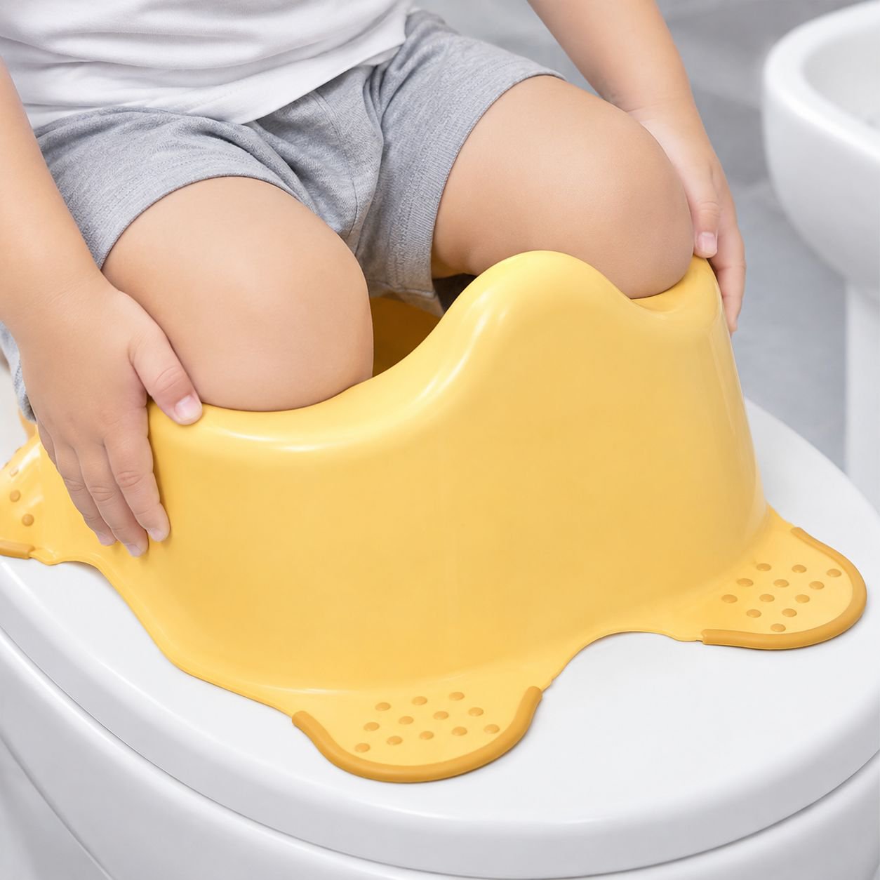 Asiento de inodoro portátil para niños, adecuado para niños y niñas