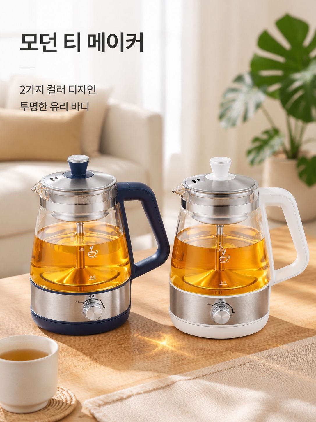 분무식 건강 티포트 찻주전자