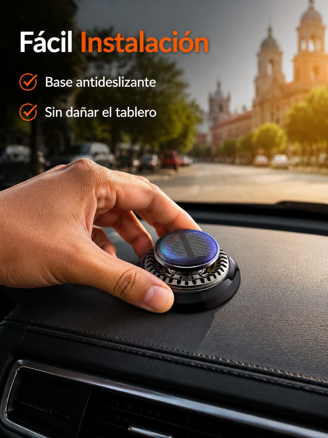 Aromaterapia solar para coche a prueba de nieve SL