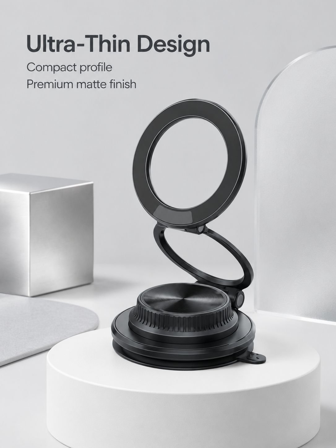 Ultra-thin Car Mount Suction Phone Holder