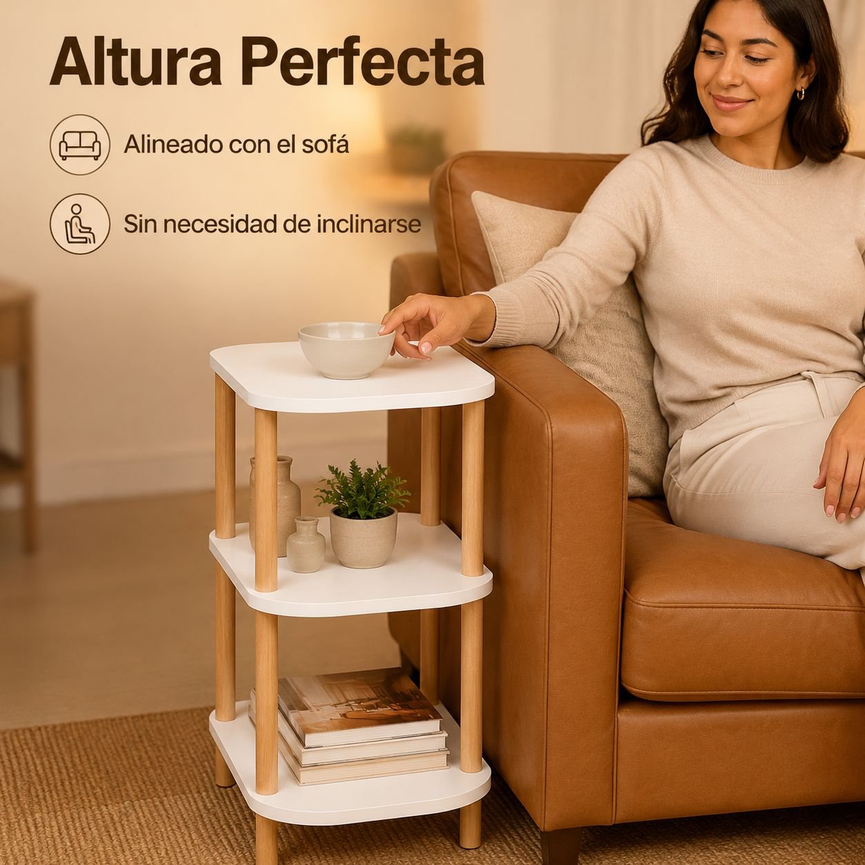 Mesita auxiliar/mesa pequeña móvil
