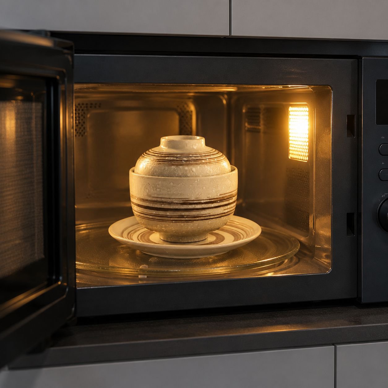 電子レンジ対応のデザートボウル
