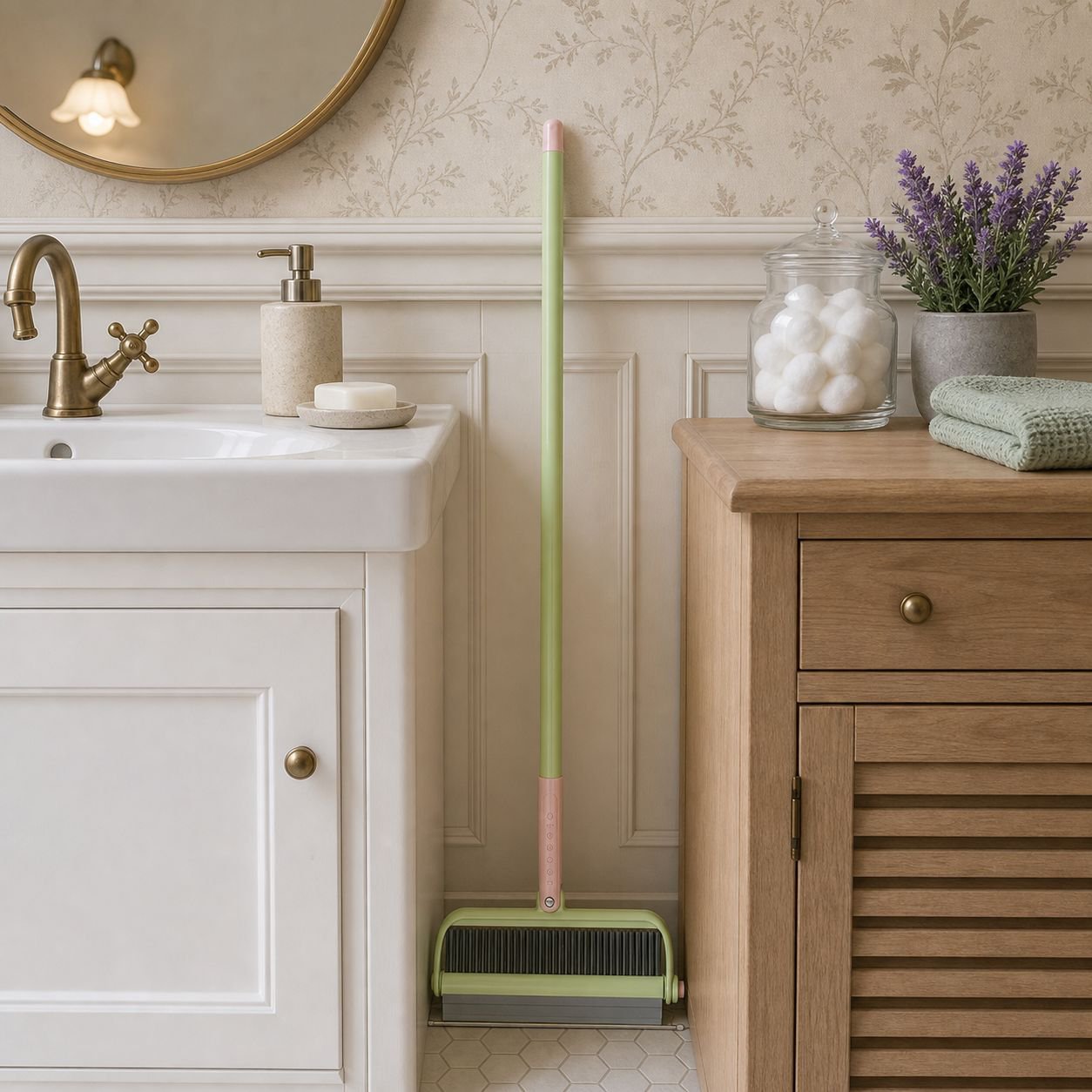 Brosse ergonomique pour un nettoyage facile