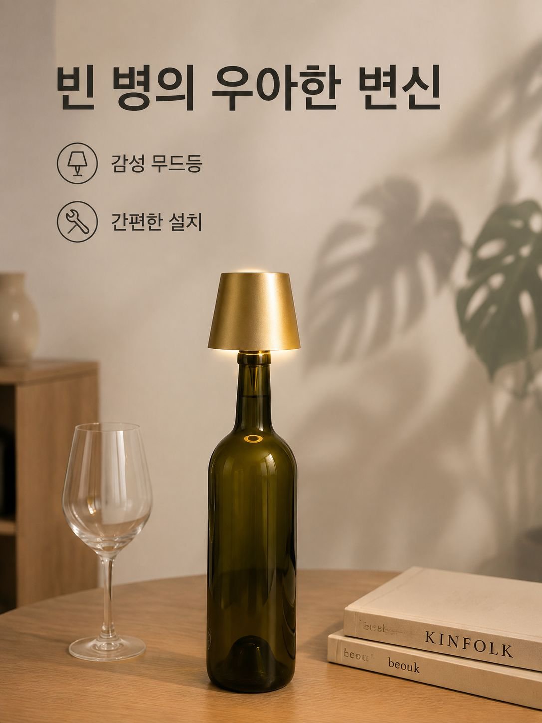 휴대용 내장형 LED 조명