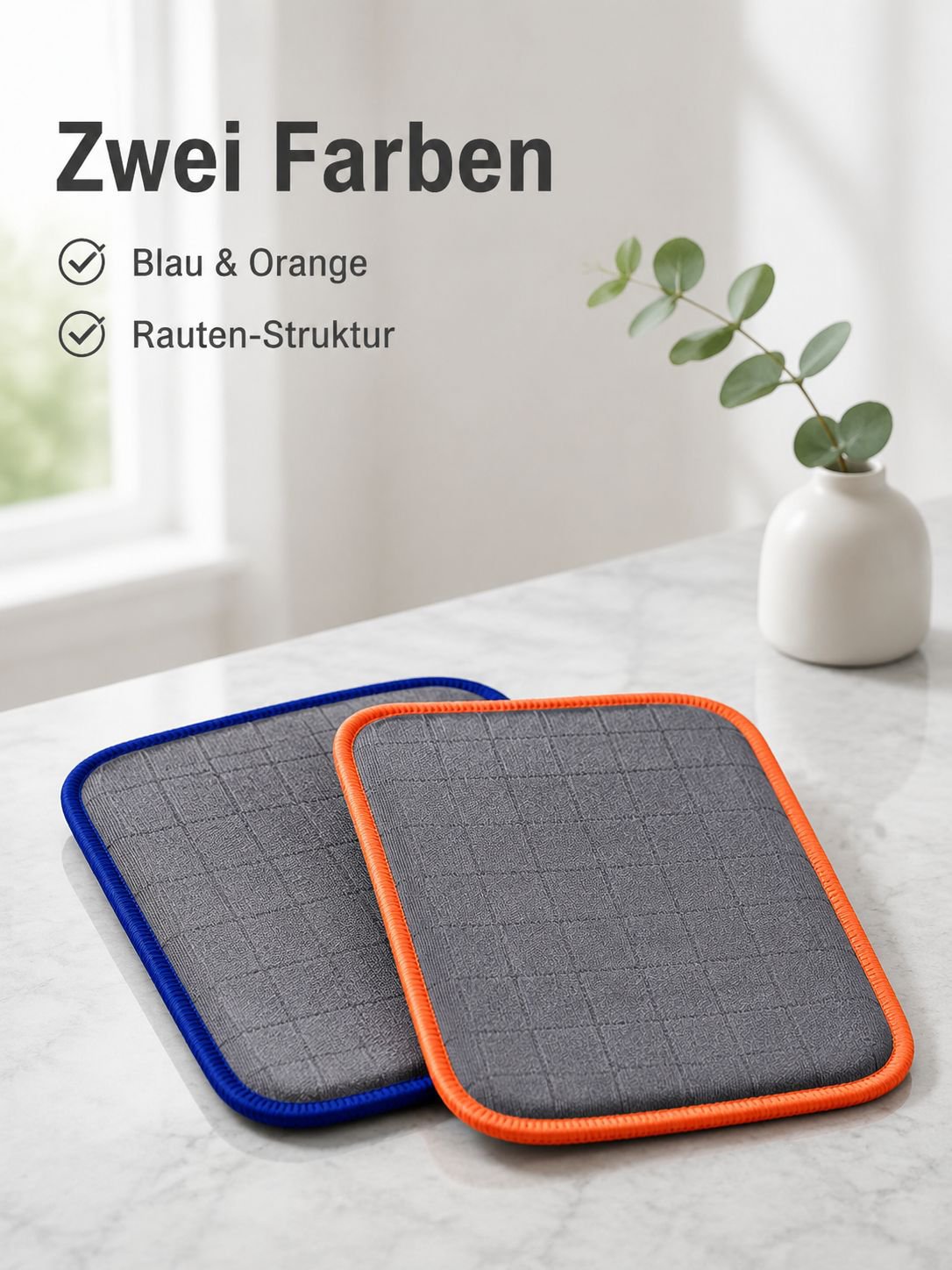 Kohlenstofffaser-Reinigungspad, vakuumverpackt, dickes, saugfähiges Polierpad