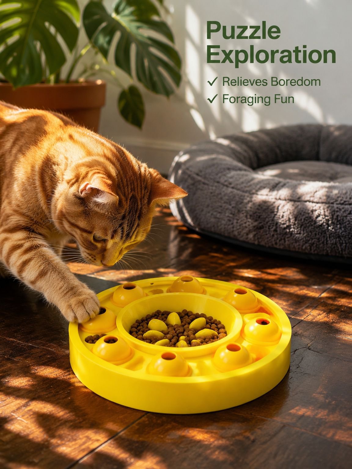 Cat Puzzle Feeding Toy