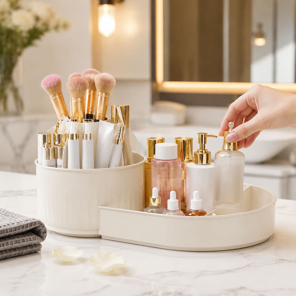 Makeup Storage Box with removable drawers