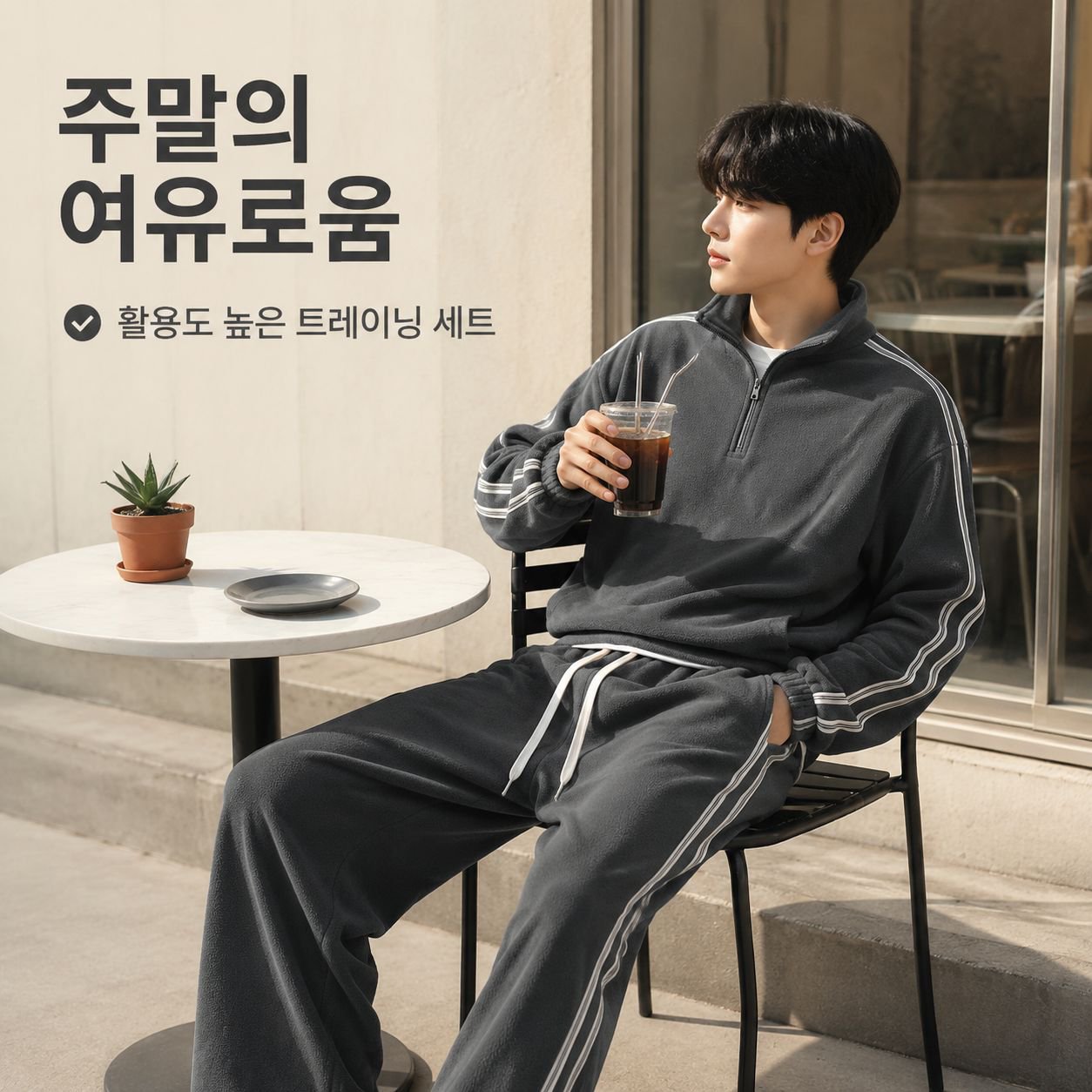 남성용 캐주얼 트레이닝 바지