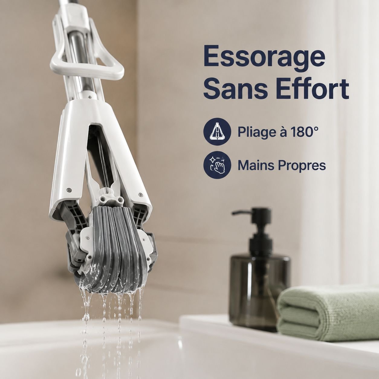 Nouvelle serpillière éponge pour la maison