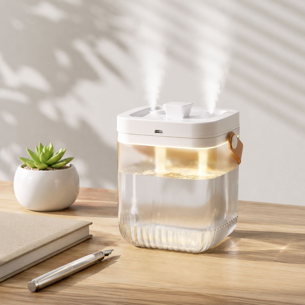 Humidificador inteligente de aroma para dormitorio, escritorio de oficina, alimentación USB