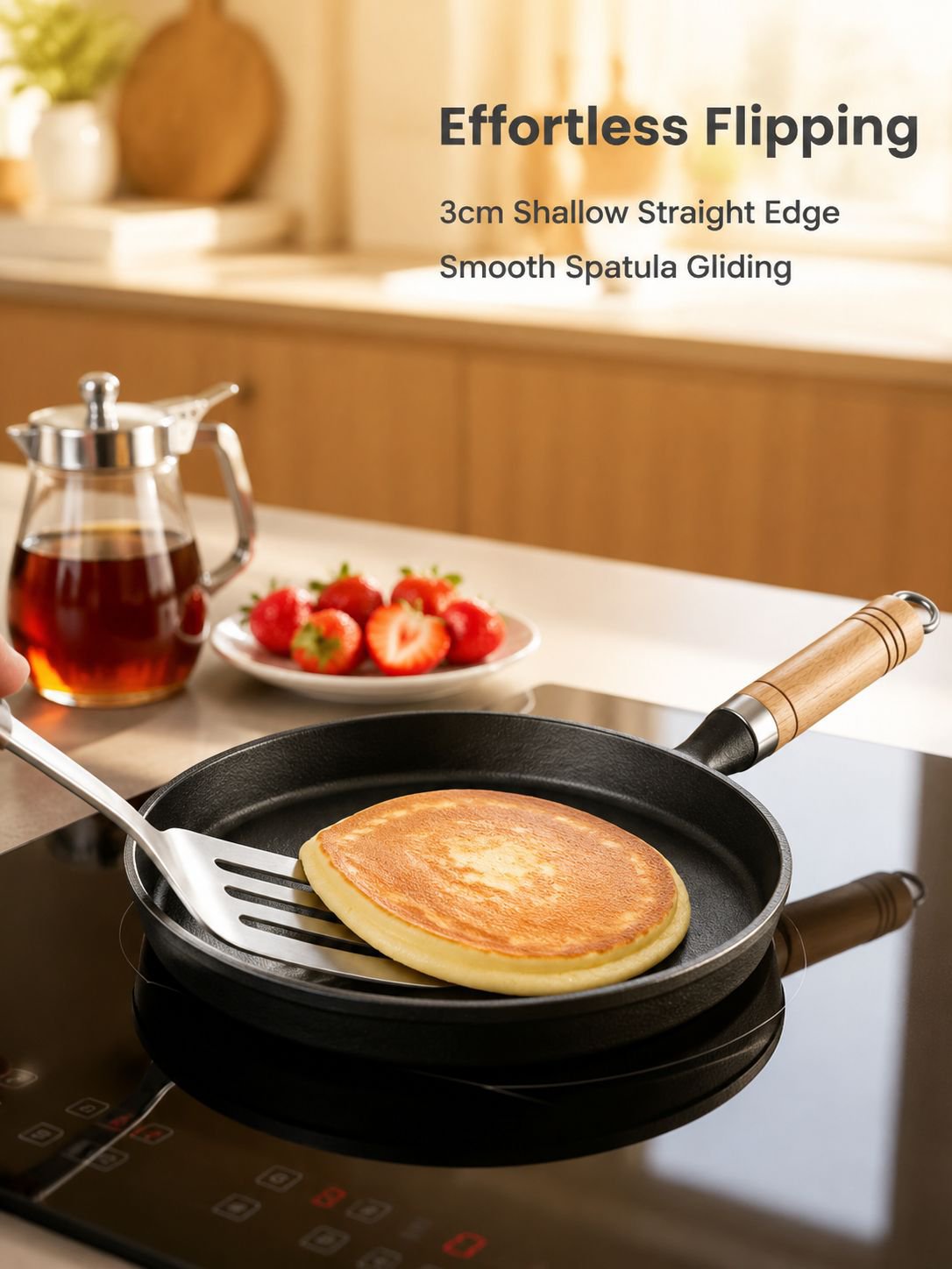 Multi-purpose Cast Iron Flat Pan