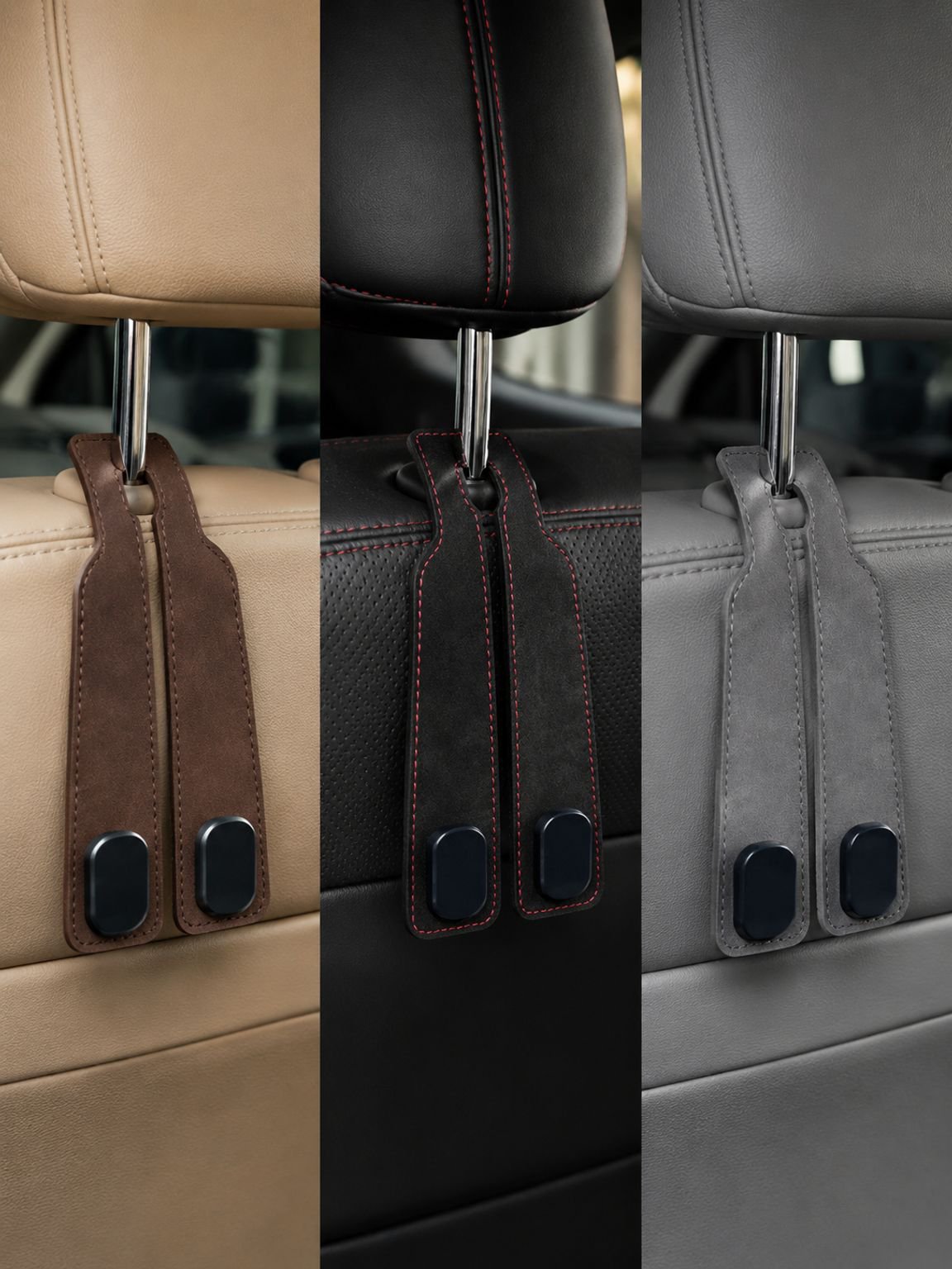 Easy installation seat back hook without tools