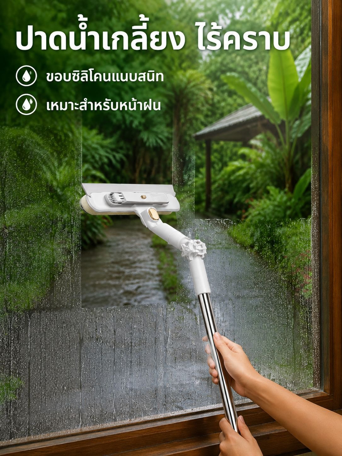 แปรงทำความสะอาดมุ้งลวดแบบหมุนได้