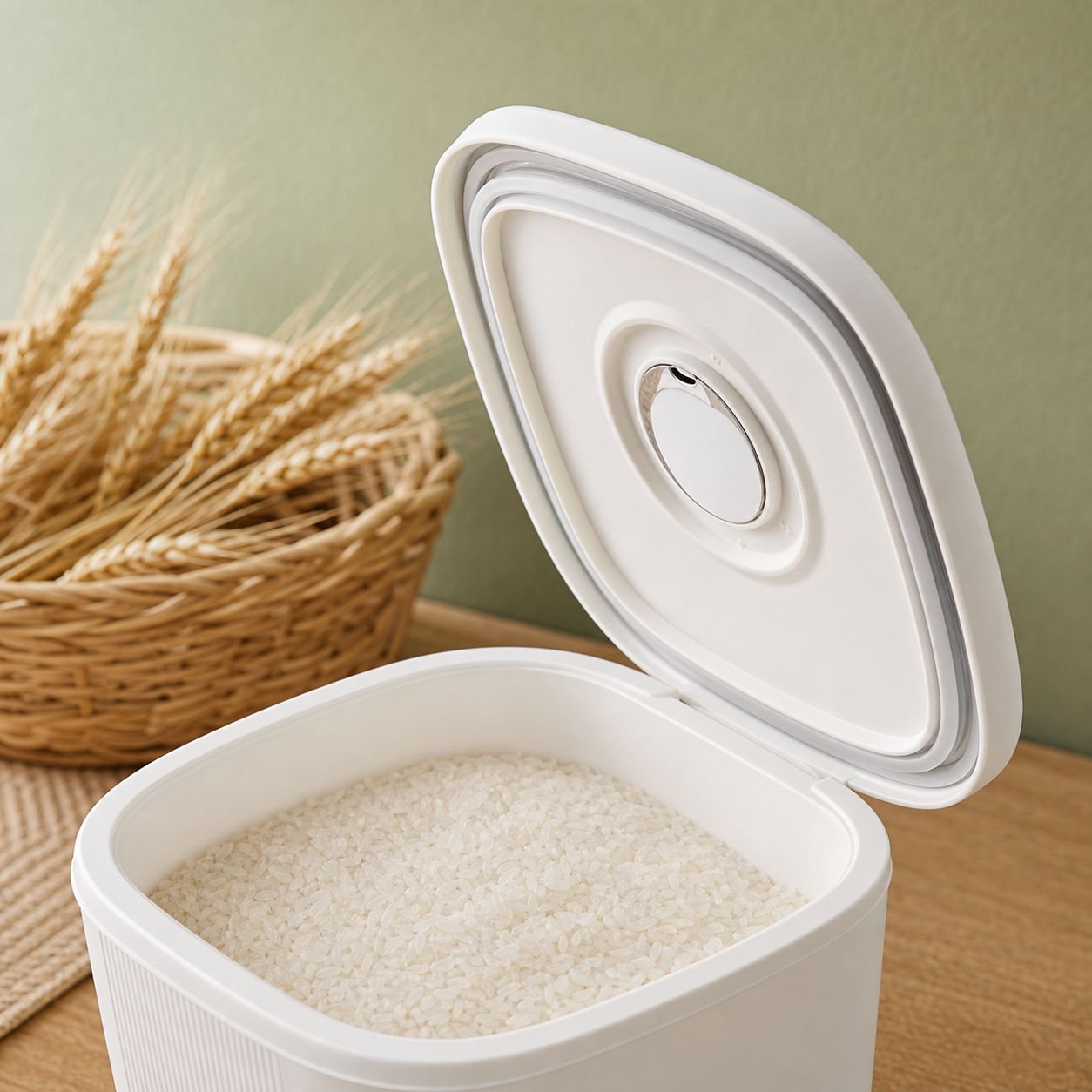 Conteneur à riz anti-insectes et anti-humidité
