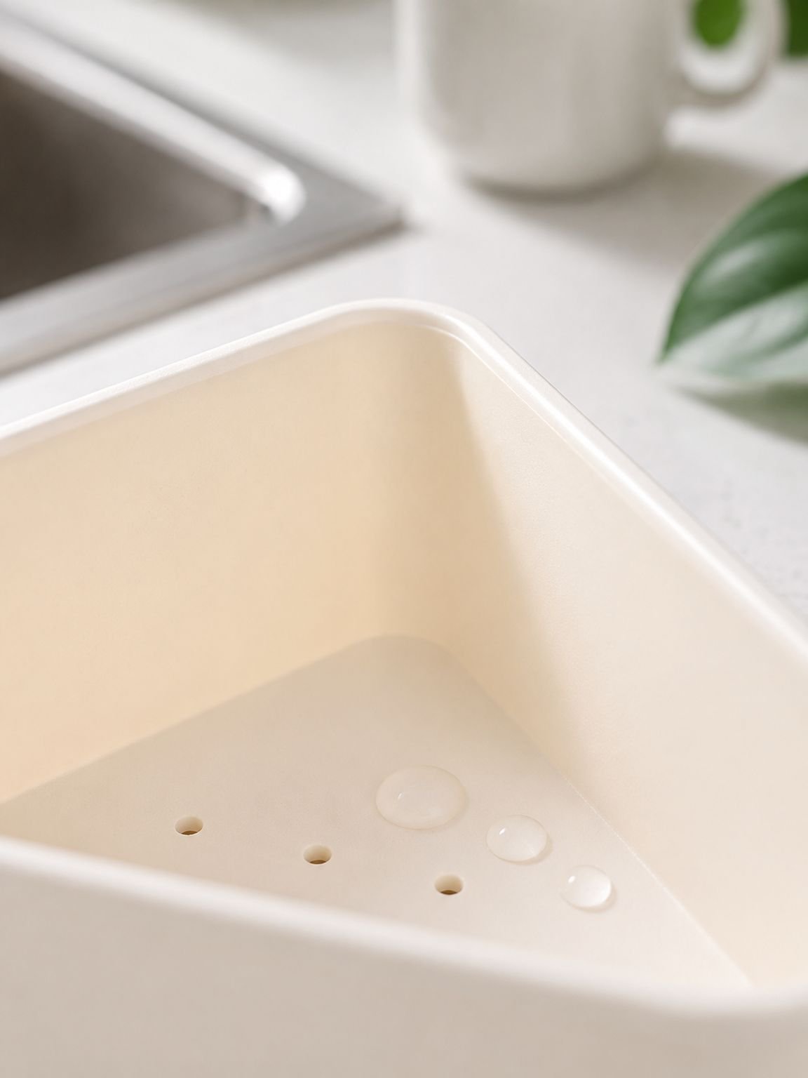 Multifunctional Hanging Sink Drain Basket storing cleaning supplies