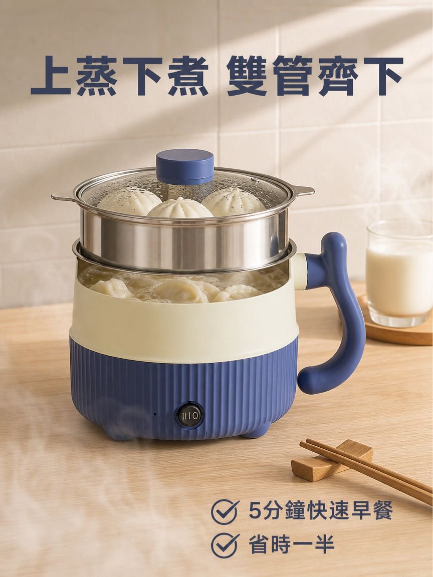 不沾鍋小型電鍋
