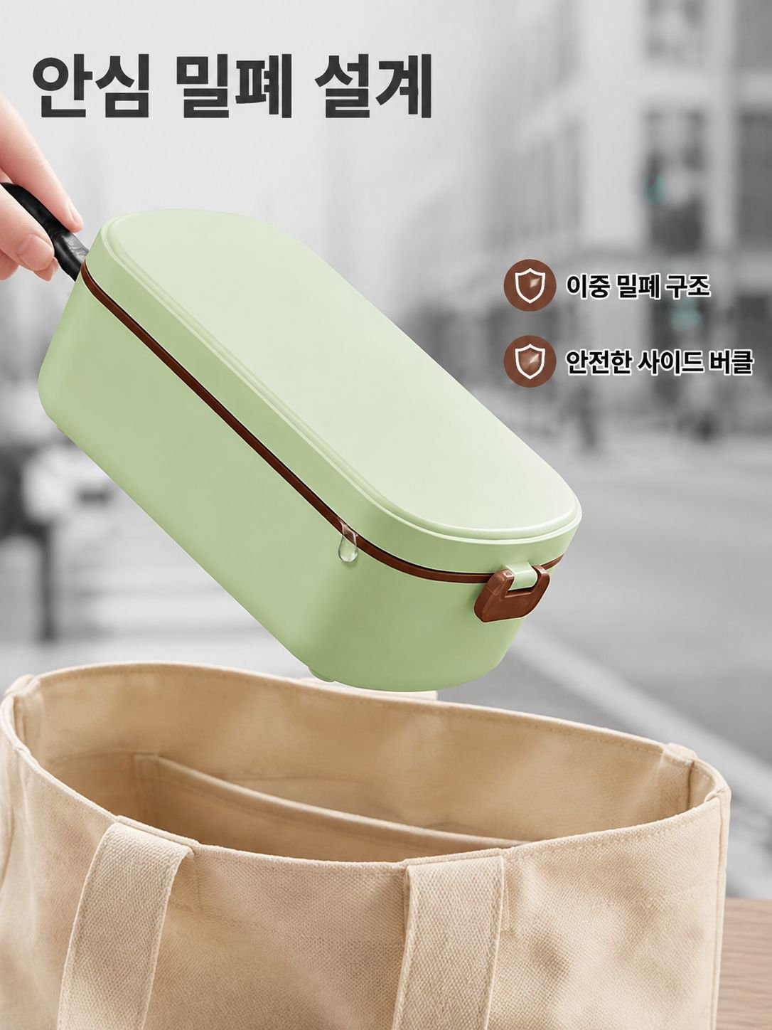 온도 조절이 가능한 전기 도시락
