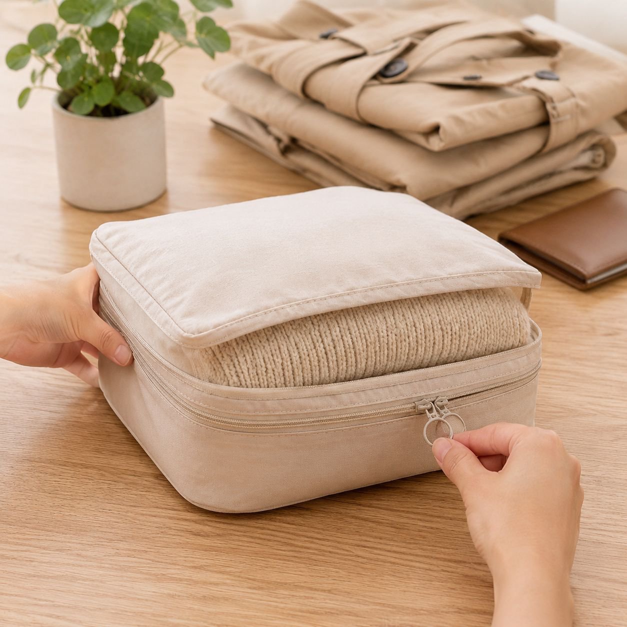 Lot de 6 pochettes de rangement imperméables et compactes pour vêtements de voyage