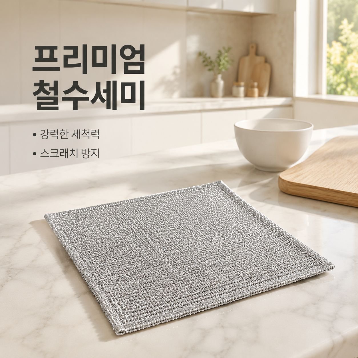 주방용 철망 행주