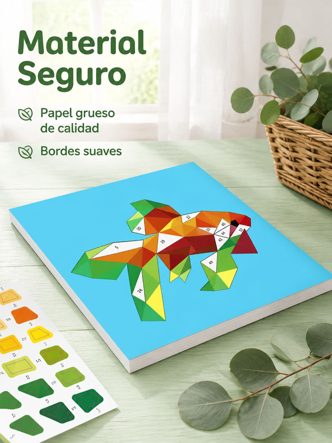 Libro de collage geométrico 3D