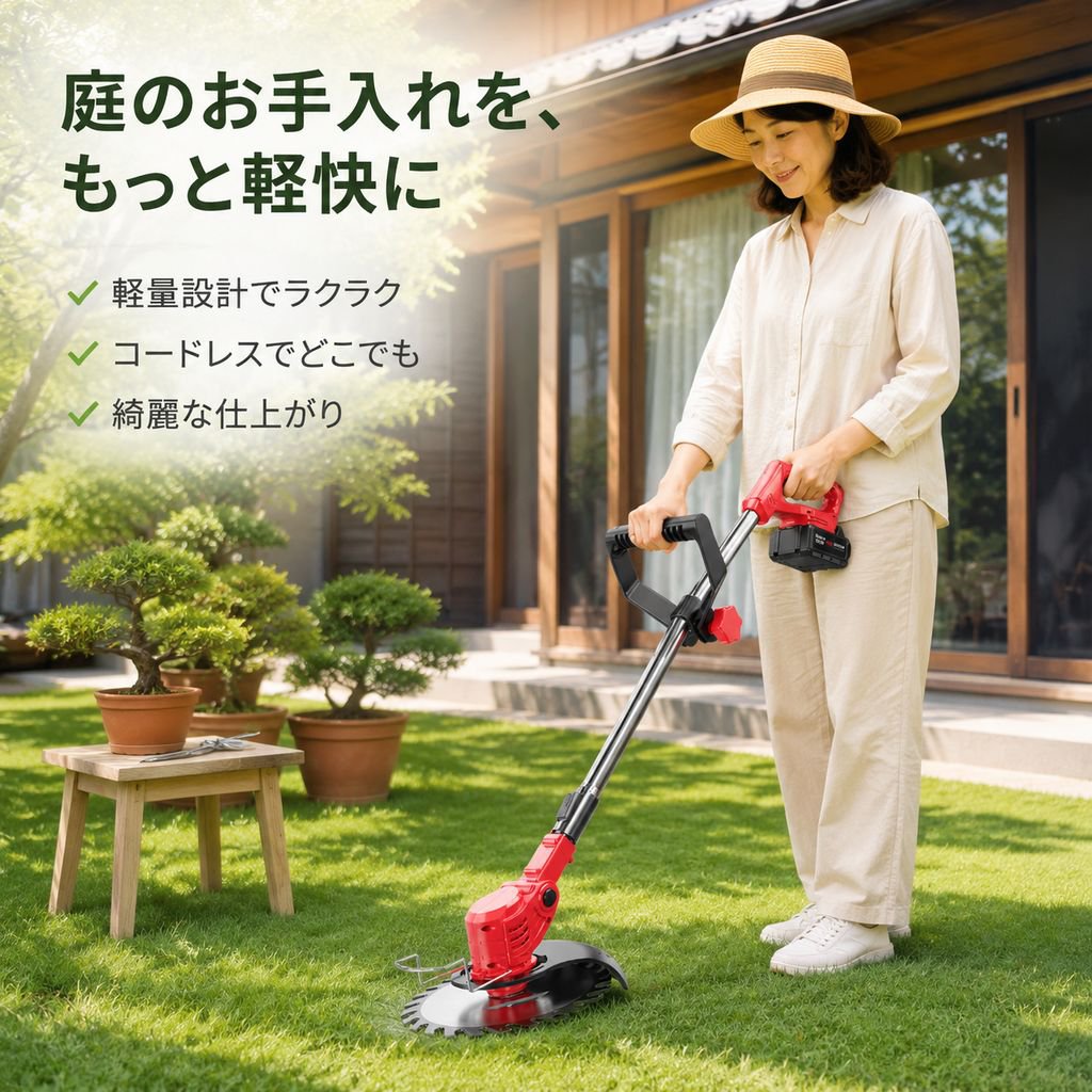 新型リチウム電池充電式芝刈り機