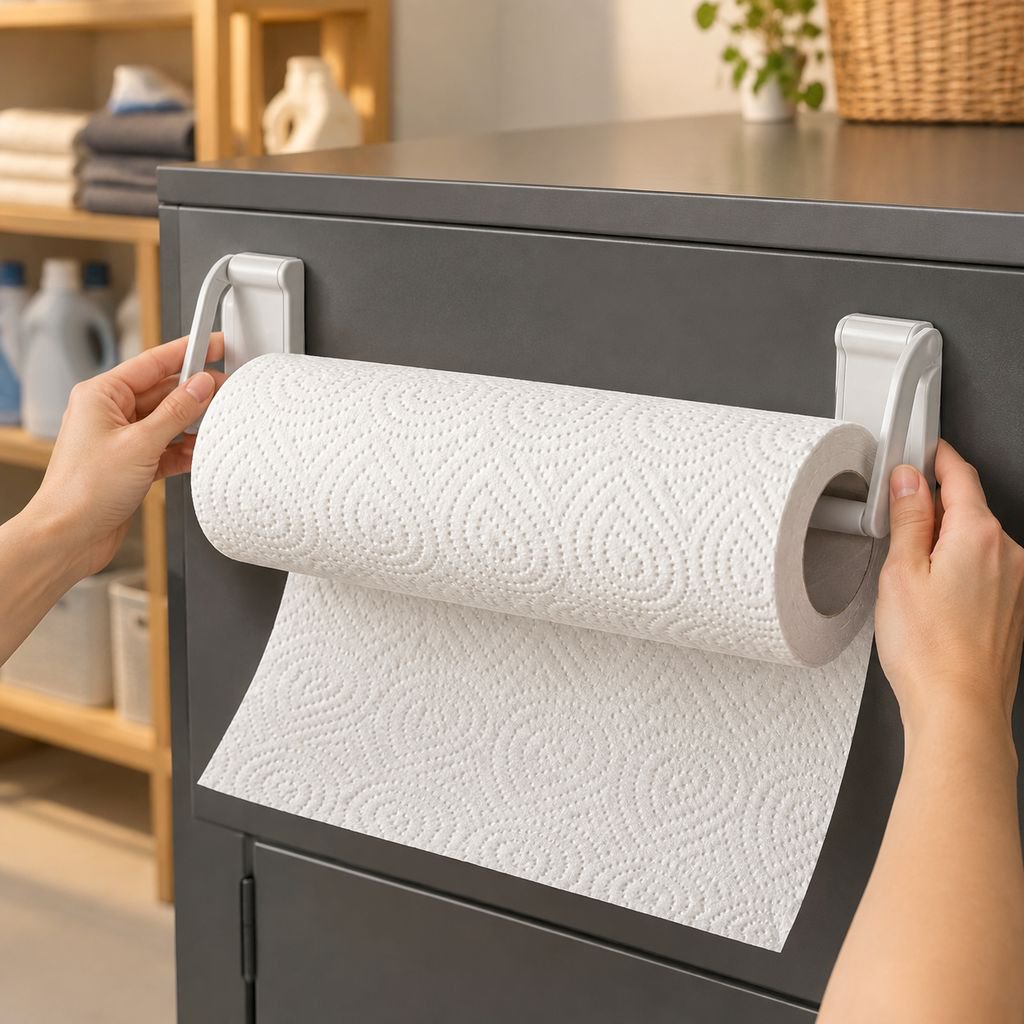 Kreativer magnetischer Papierhandtuchhalter für den Haushalt, separater Einweg-Papierrollenhalter fü