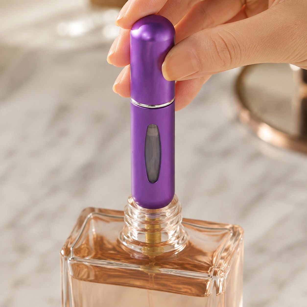 Botella de perfume de 5ml fácil de rellenar