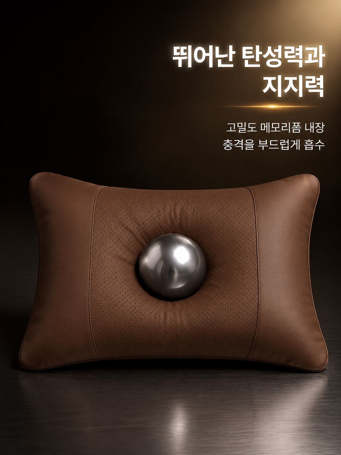차량 시트에 장착된 쿠션 모습