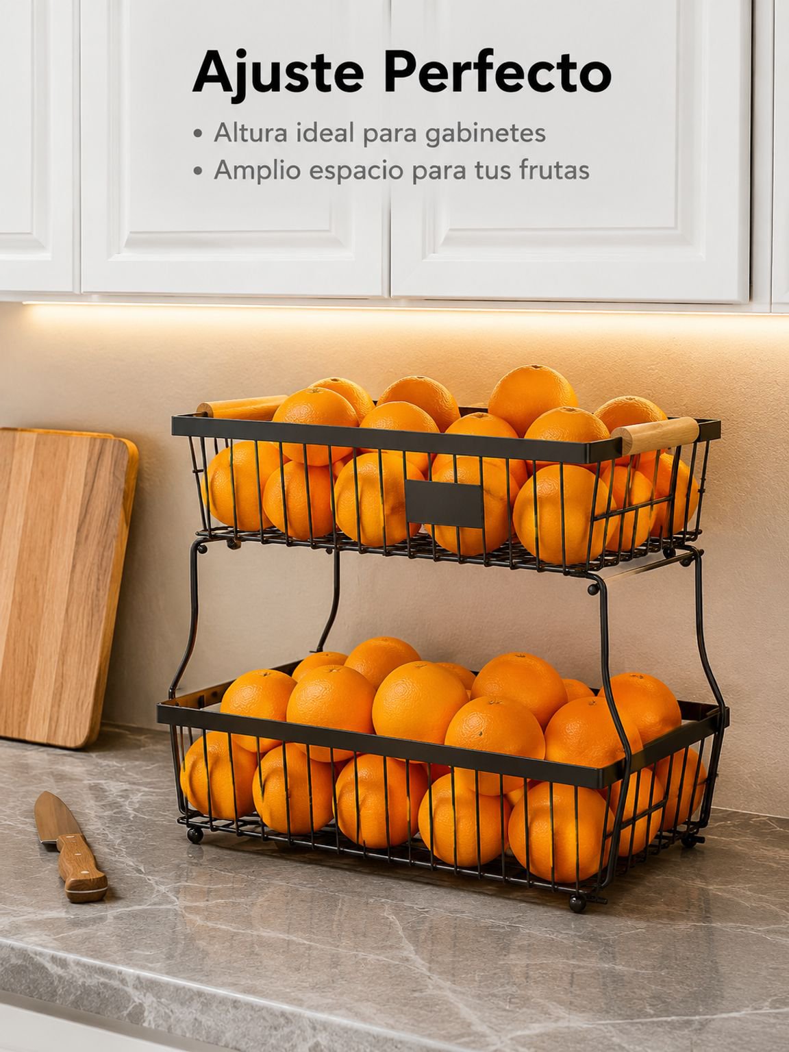 Estante portátil para frutas de cocina