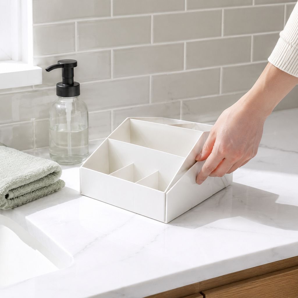Large storage box with lid for dust-proof organization