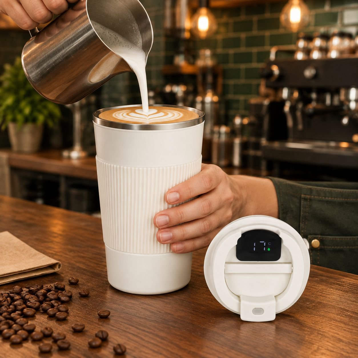 JMY Thermos Cup featuring advanced temperature display technology