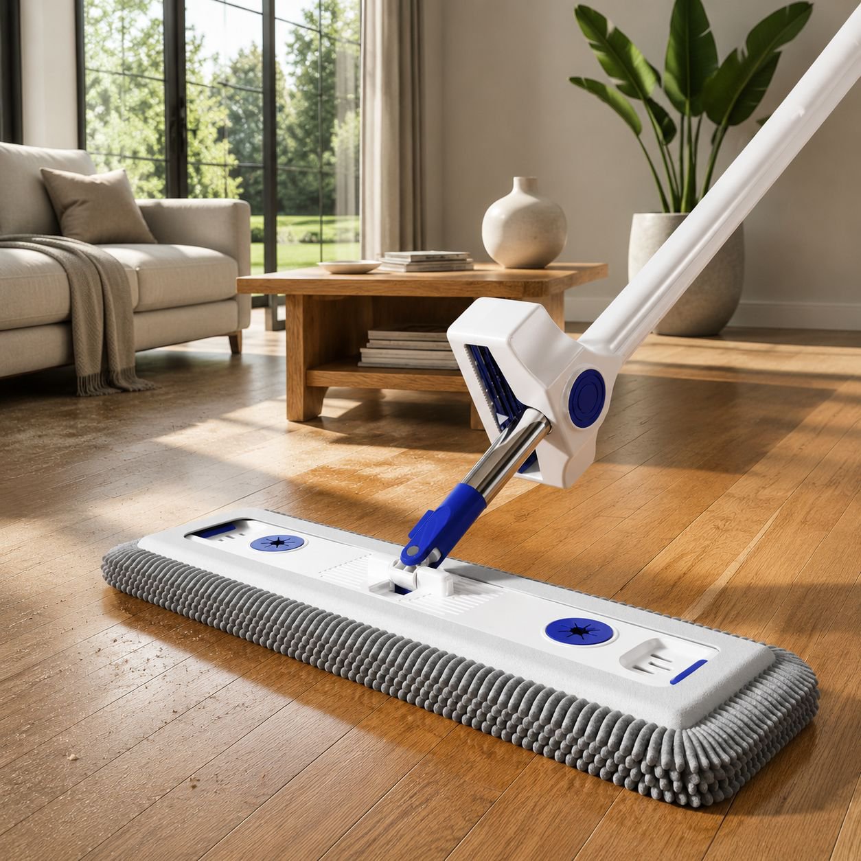 300% Ultra-Efficient Extendable Chenille Mop full view
