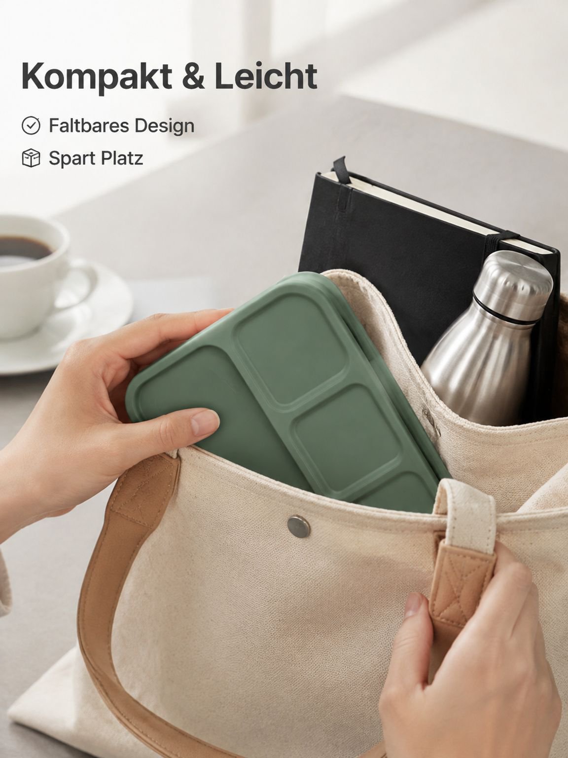 Robuste und langlebige Silikon-Lunchbox