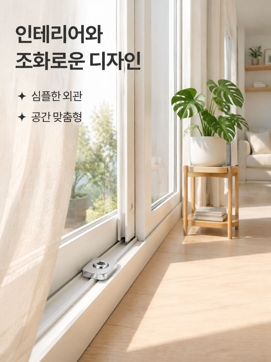 여닫이창 슬라이드 힌지 제한기 외부 창문 고정기 창문 보호 잠금장치