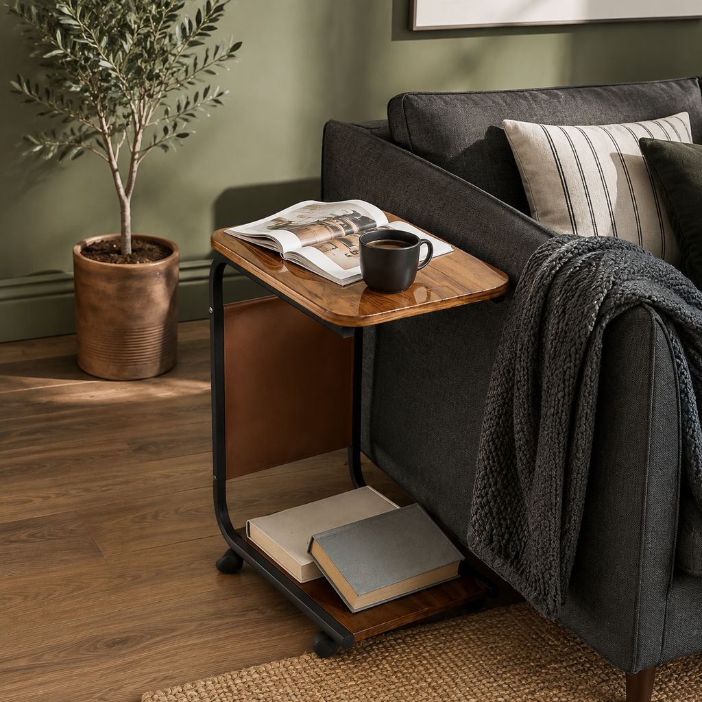 Multifunctional Small Table Sofa Side Coffee Table Corner End Table