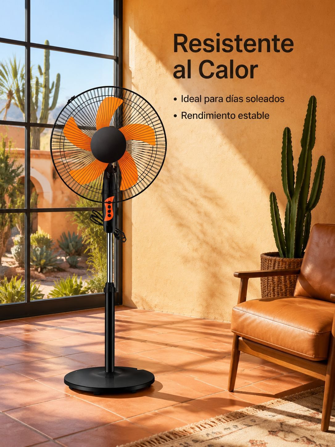 Ventilador oscilante de gran potencia para el hogar