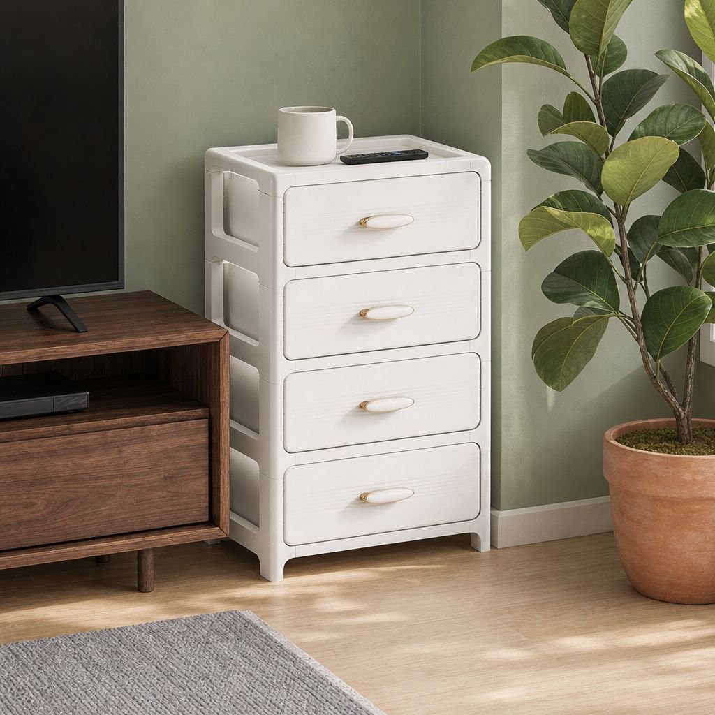 Multi-layer Snack Organizer Drawer Cabinet for Living Room