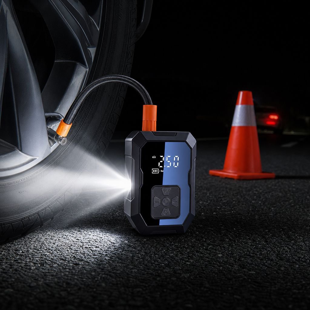 Inflador de neumáticos eléctrico para automóvil