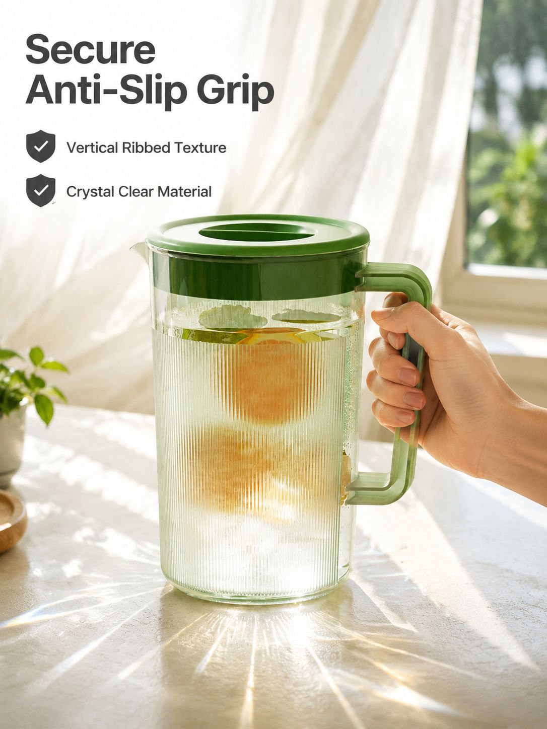Large capacity heat-resistant cold water kettle, household juice bucket