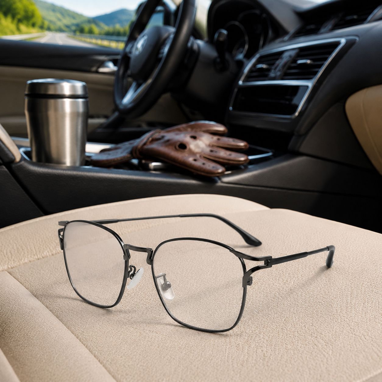 Close-up of high-definition presbyopia lenses