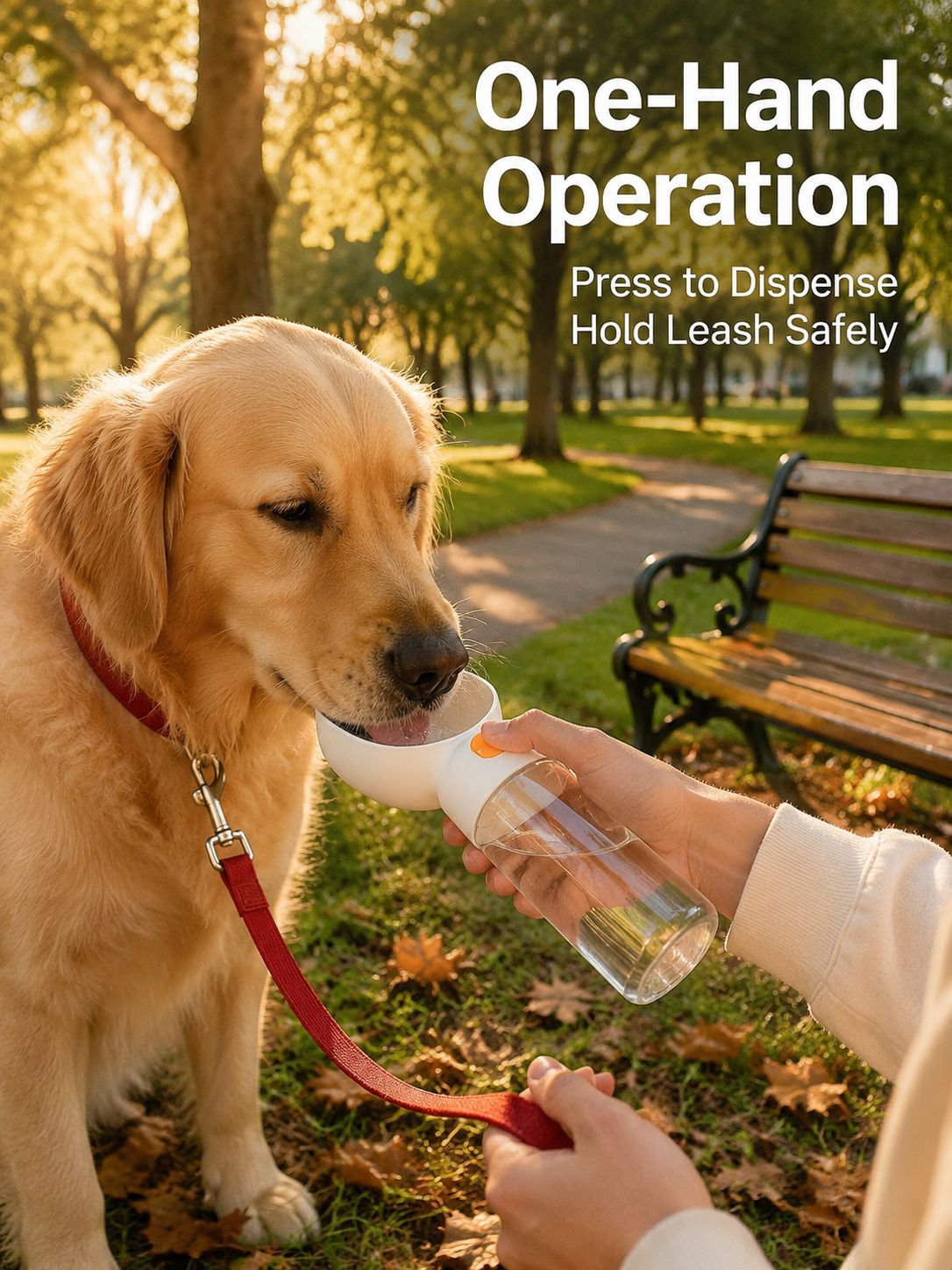 Portable Dog Water Dispenser for Outdoor Walks