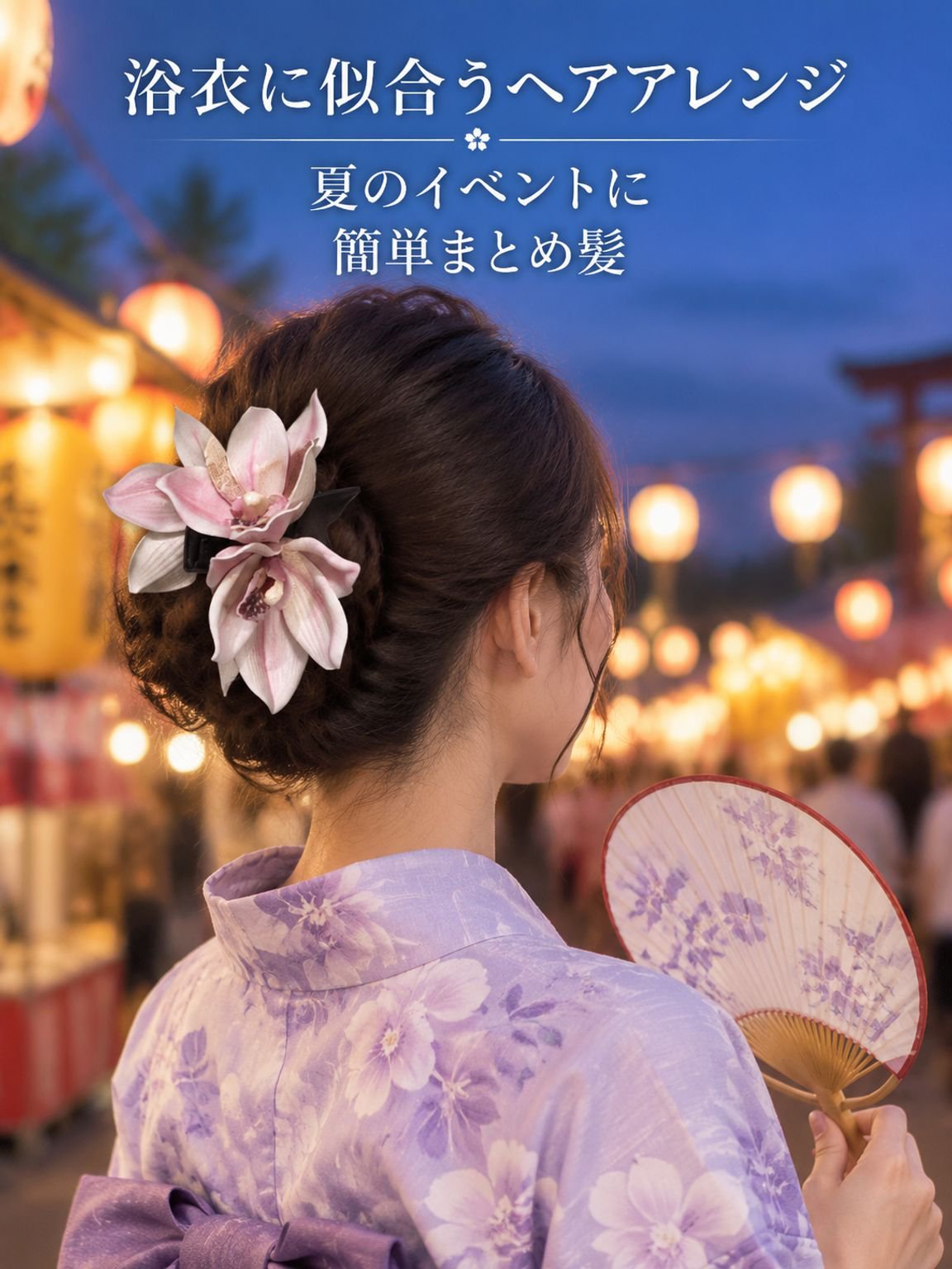 花のヘアアクセサリー