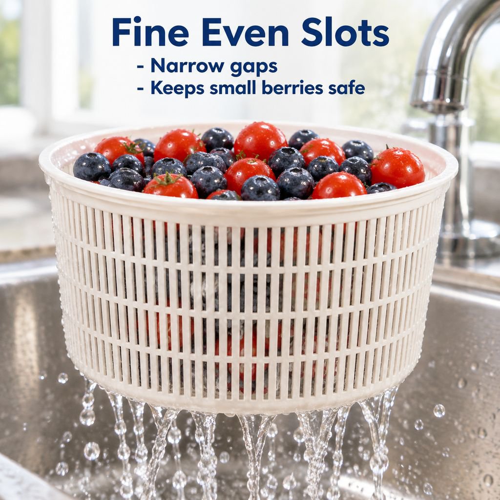 Manual Salad Spinner Vegetable Dryer Household Kitchen Fruit Washer Colander Basket
