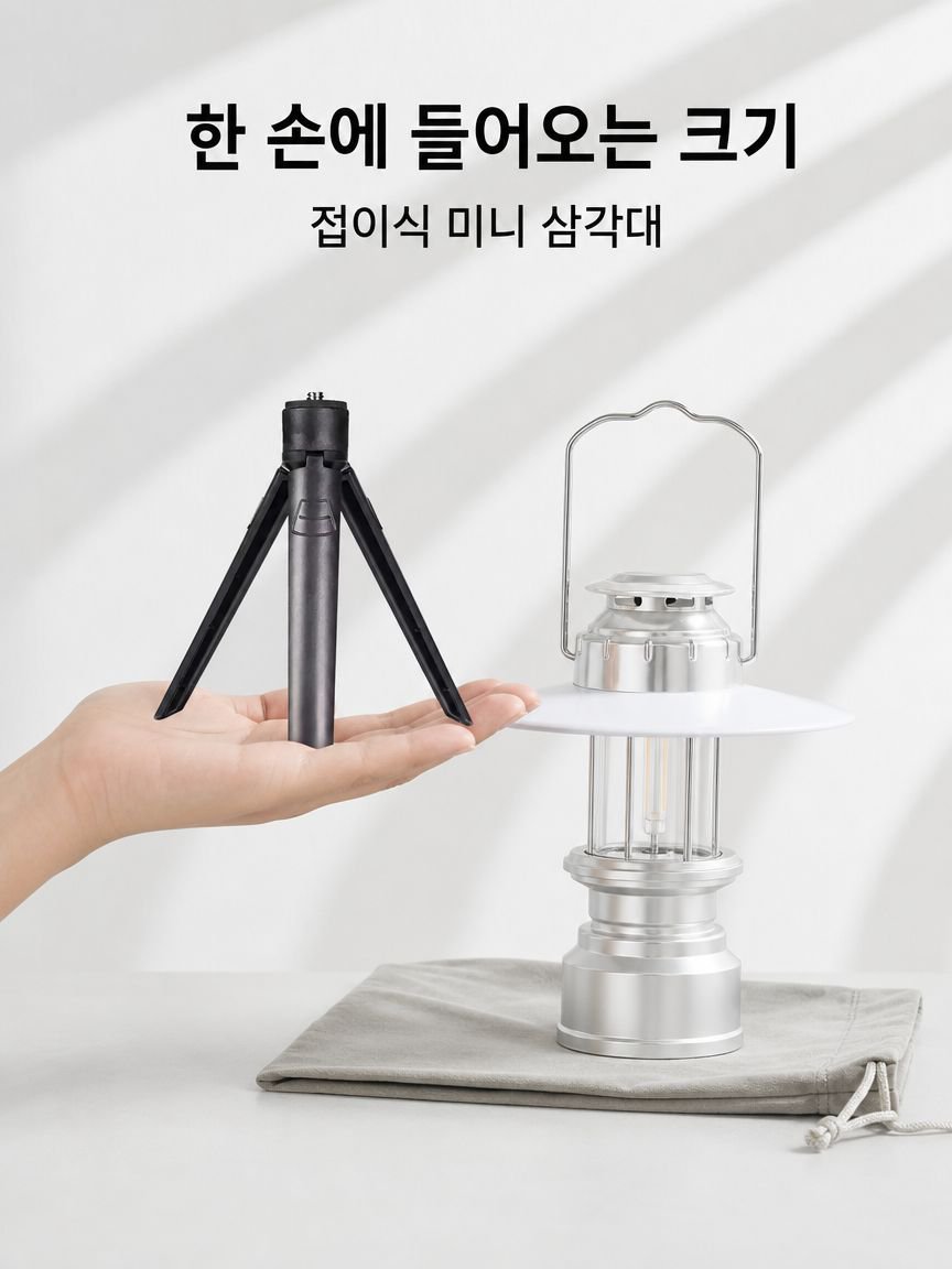 충전식 캠핑 무드 조명 비상등